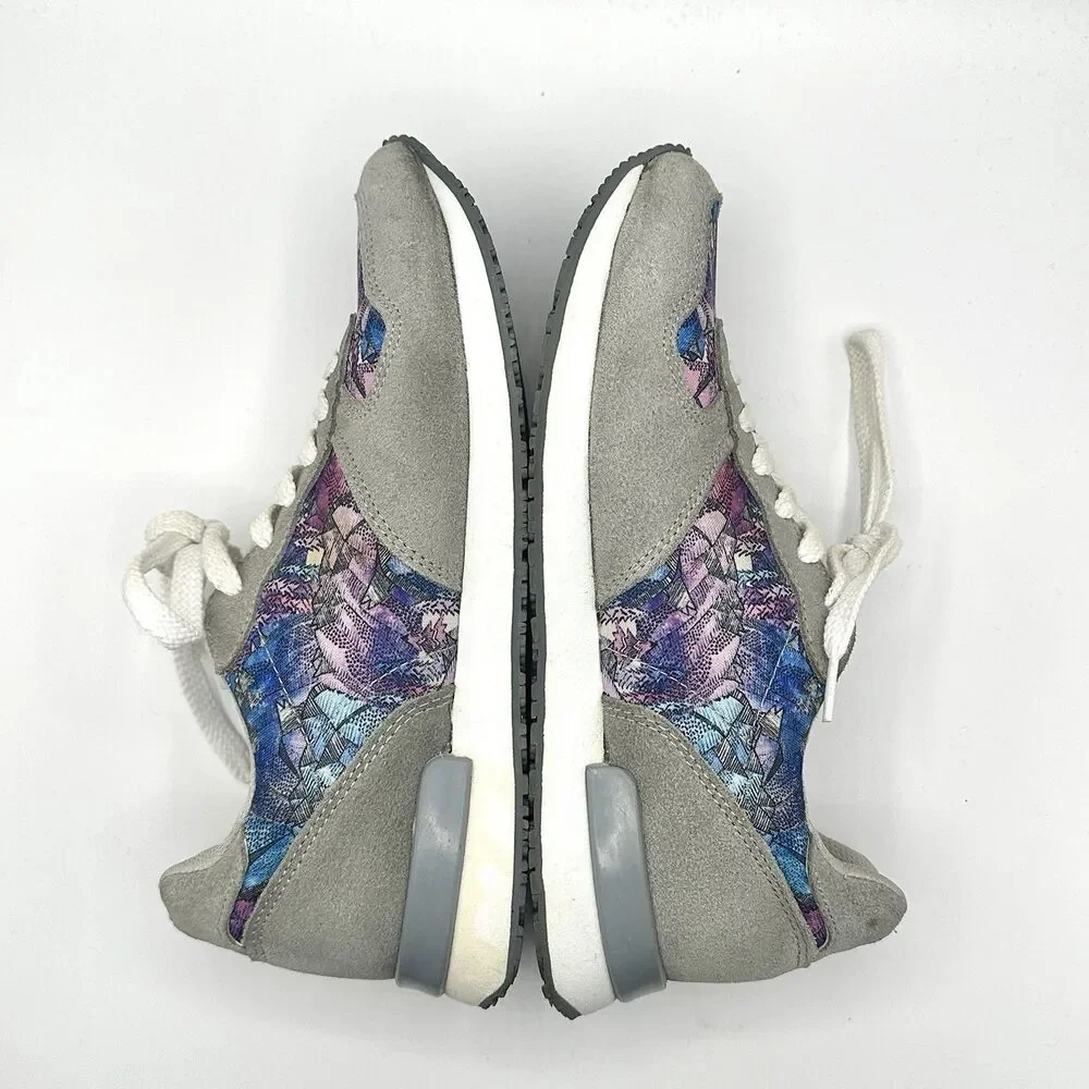 Inkkas Monterey Jogger Women's Multicolor Sneaker Size 9 Grey Suede Shoes